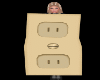 Ivory Wallplate Outlet M