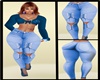 calça azul clara