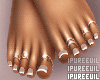 Feet Rings French Nails