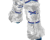 *Furry Boots W/Blue
