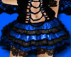 Lace Blue Skirt