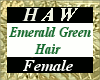 Emerald Green Hair - F