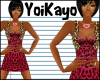YK| Cheetah Dress Cherry