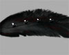black feather w pearls