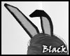BLACK bunny ears