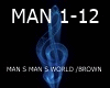-A-  MAN S MAN S WORLD !