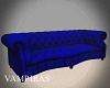 Retro Royal Blue Couch