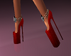 sexy red platform shoe