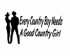 Country Boy Sign