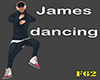 James dancing