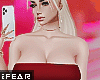 ♛VD Red Busty Dress