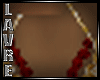 Golden Red Earrings