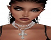 Icy Cross Necklace