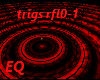 EQ red floor light