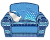 Lv blue chair