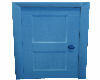 Blue Solid Wood Door