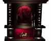 Brown & Red Fireplace