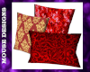 Red Trio Cushions