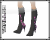 gray stiletto boots
