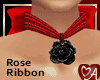 .a Necklet Red BL Rose