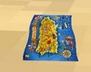 Puerto Rico Map Towel