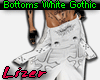 Bottoms White Gothic