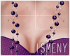 [Is] Purple Pearls Neckl