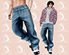 L: Vintage Baggy Jeans