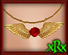 Rose Wing Necklace