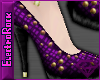 ER$ Plaid Purple Heels`