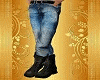 Jeans with boots (black)