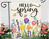H. Hello Spring Flag