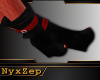 ! ANA BOOTS BLACK RED