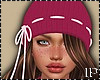 Pink Hat / Hair Brunette