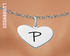 Letter P Necklace