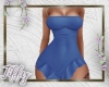 T!| Blue Ruffle Dress