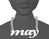 "MAY" necklace