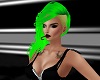 Toxic Green Shaved hair