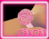 CaYzCaYz PinkBaubleRings