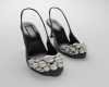 Satin Pearl Slingback