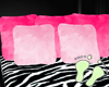 Pink Fur Pillows Set 5