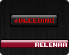 R! Bleeding Sticker