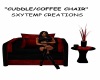 Cuddler/Coffee chair