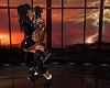 stormy romantic kiss