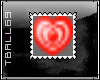 bullseye heart stamp