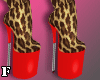 Ⓕ Cheetah Sheer Heels