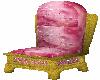 {BA69} Pink & gold chair