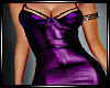 T@Zayra Plum lthr Dress