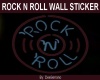 ROCK N ROLL WALL STICKER