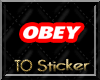 To~ OBEY Sticker